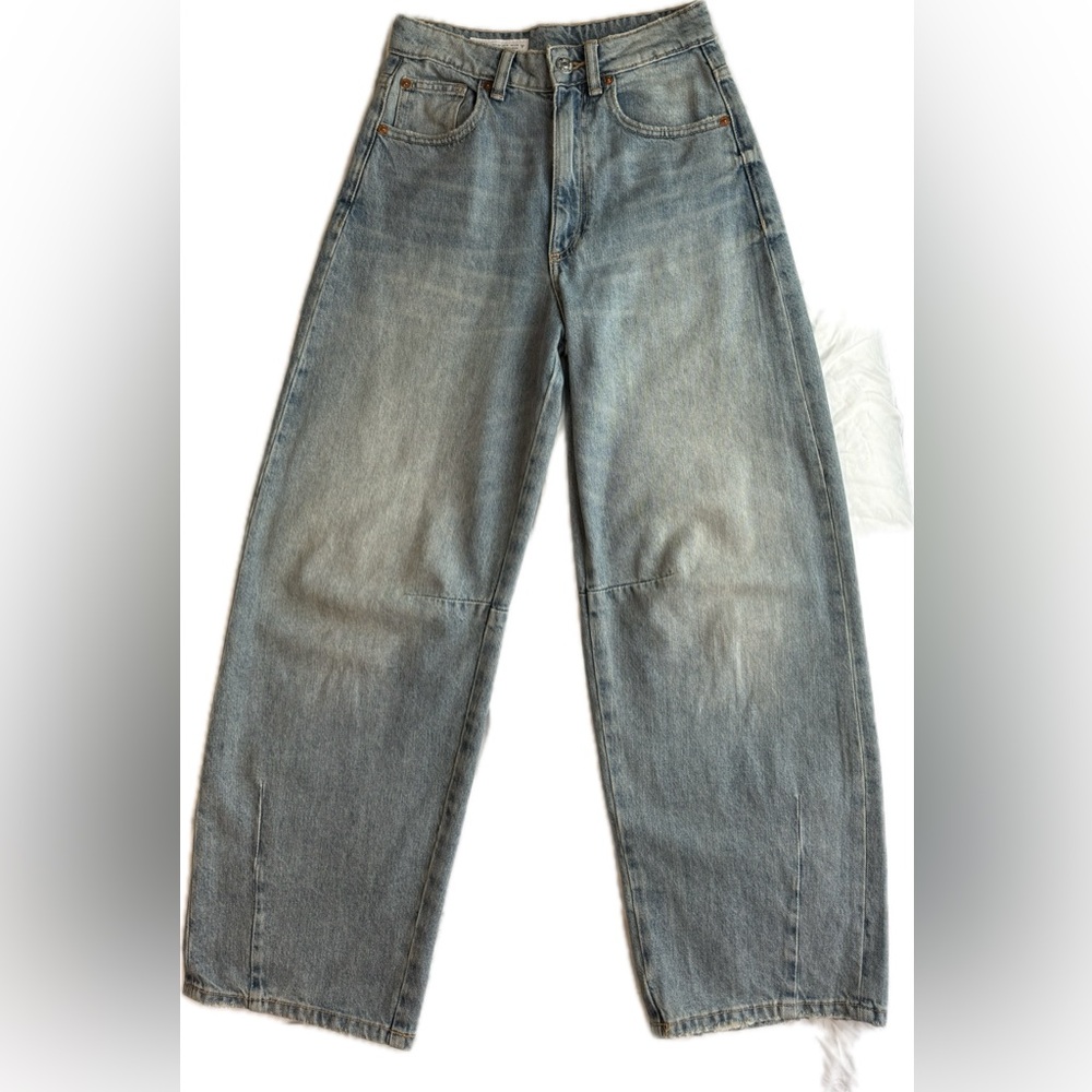 Zara High Rise Baggy Jeans